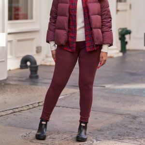 Uniqlo HEATTECH Ultra Stretch High-Rise Leggings Pants Brown Extra Large